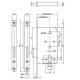 ASSA ABLOY Kastslot 2455/17T - DM 60 - Profielcilinder - 235x24mm