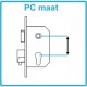 ASSA ABLOY Kastslot 2455/17T - DM 60 - Profielcilinder - 235x24mm