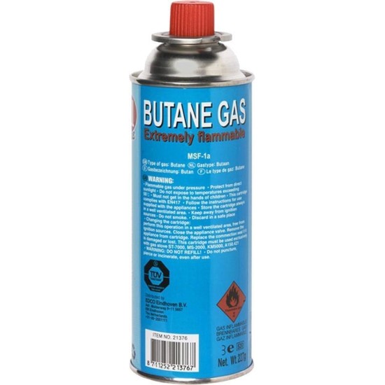 5 STUKS BUTAAN GASBUS 227 GRAM