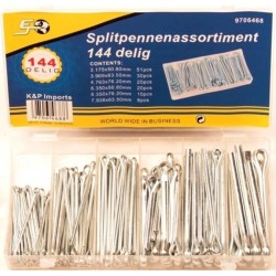 Splitpennen assortiment 144 delig