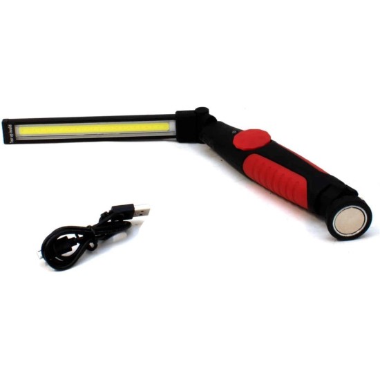 LED Oplaadbare Looplamp 5W COB - 2600 mAh - Dimbaar - USB-laadbaar