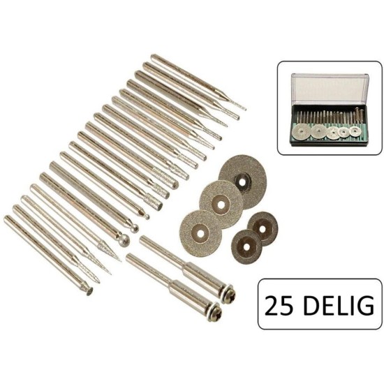 Hofftech Multi - Tool - Diamantvijl Set - 25 delig