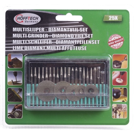 Hofftech Multi - Tool - Diamantvijl Set - 25 delig