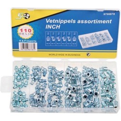 Topgear Vetnippels Inch - Assortiment box - 110 delig