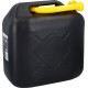 Dunlop Jerrycan 20 Liter - Benzine en Water - UN-Gecertificeerd voor Gevaarlijke Vloeistoffen - Incl. Trechter/Benzineslang - Zwart/Geel