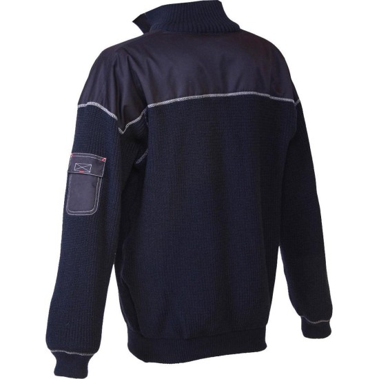 STØRVIK Commandotrui Acryl / Wol Heren Donkerblauw - Maat 3XL - DARWIN