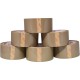 6 x Rollen Verpakkingstape Dozentape | 66m x 48mm | Bruin | Degelijke Kwaliteit | Voordeelverpakking