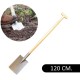 Benson Spade met Houten Steel - 120 cm