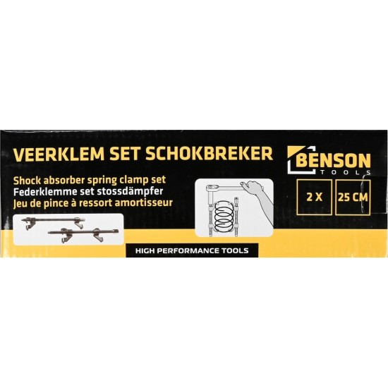 Benson Veerspanners Schokbreker 25 cm - Set van 2 stuks