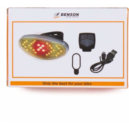 Benson Fietslamp met richtingaanwijzer - LED licht - Afstandsbediening