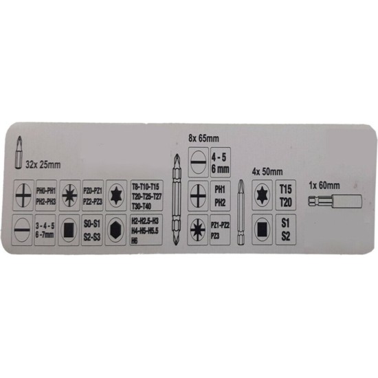 Hofftech Bitset Cv Profi - 45 delig