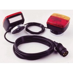 Magneet Verlichting set - Aanhanger - Fietsdrager - 7,5 M kabel