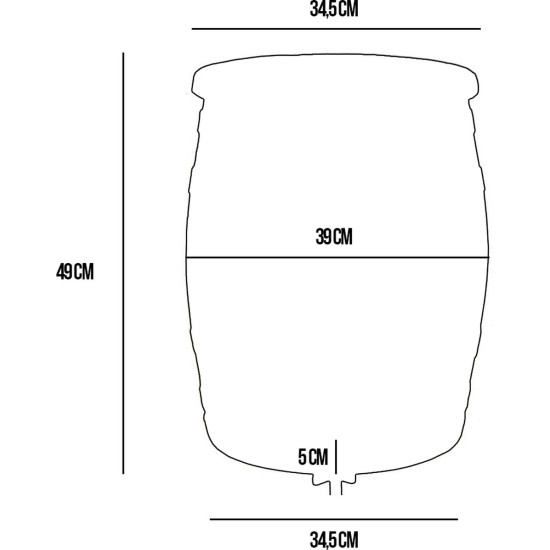 Regenton 50 liter