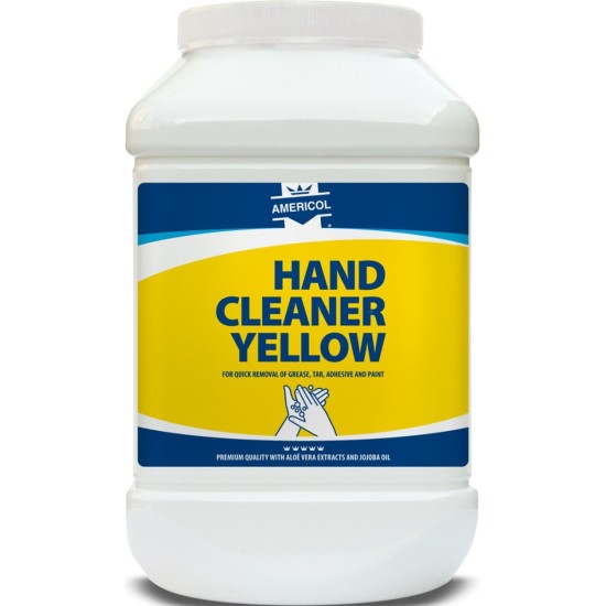 Americol handcleaner geel pot 4,5L - handzeep - Garage zeep - Handreiniger