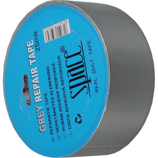 Benson Duct Tape - Reparatietape - 25 meter - Space Grijs