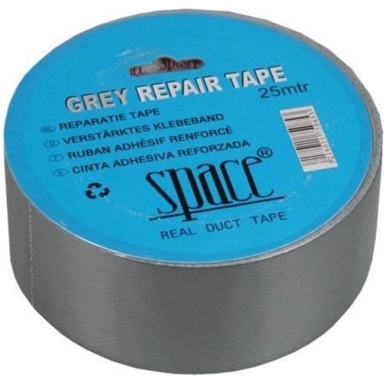 Benson Duct Tape - Reparatietape - 25 meter - Space Grijs