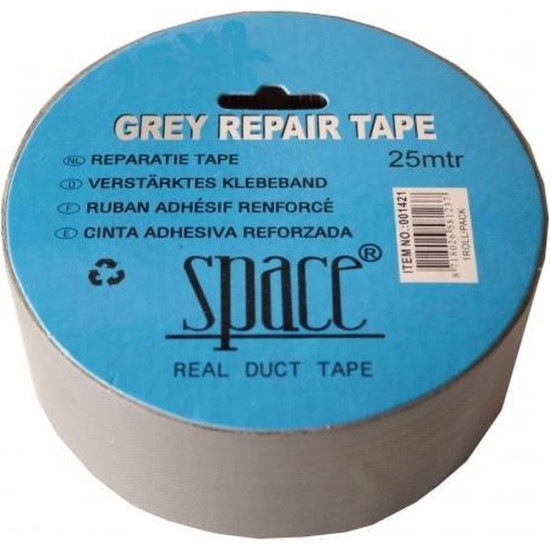 Benson Duct Tape - Reparatietape - 25 meter - Space Grijs