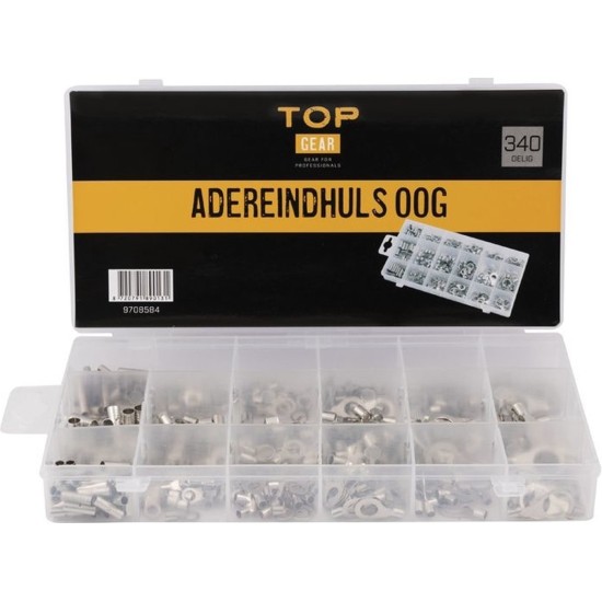 Topgear Adereindhuls oog assortiment 340 delig