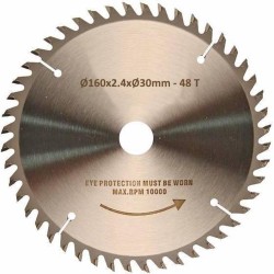 Hofftech Zaagblad Cirkelzaag - Ø 160 mm x 48 Tanden - Inclusief Verloopringen