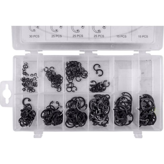 JBM Tools | Circlips assortiment (intern) 300-delig | Zekering ringen |