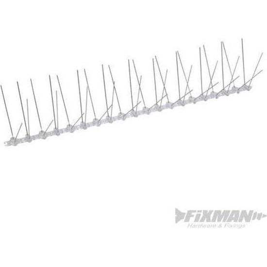 Fixman Roestvrijstalen Duivenpinnen - 5 meter - 10 stuks 500 mm - 4 Pin