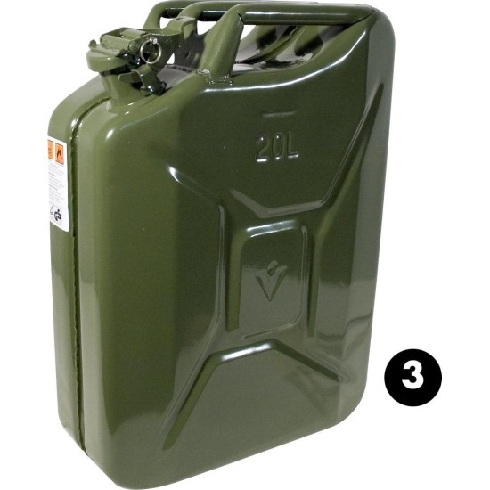 Metalen jerrycan - 20 liter