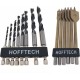 Hofftech Boorset Hout - Bitmodel 1/4 inch - 3 t/m 25 mm - 14 delig