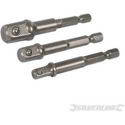 Silverline Doppen Set - 1/4 inch - 3/8 inch en 1/2 inch - 3 delig
