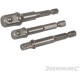 Silverline Doppen Set - 1/4 inch - 3/8 inch en 1/2 inch - 3 delig