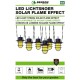 Benson Solar Flame Effect LED Lichtsnoer - 2 meter - Set van 6