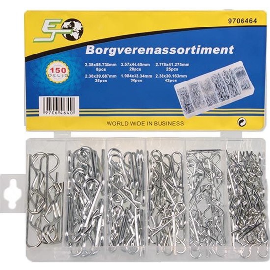 Borgveren assortiment 150 stuks