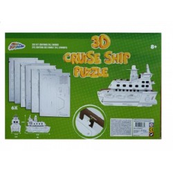 Grafix - 3D Cruise schip - Puzzel -Cruise Ship Puzzle