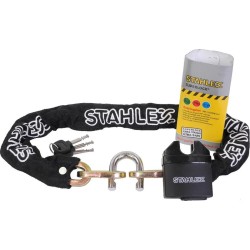 Stahlex Kettingslot - Zwart 10 x 900 mm - Maximale Beveiliging voor Jouw Voertuig