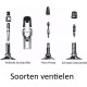 Benson Voetpomp Enkele Cilinder met Manometer - Maximaal 7 Bar